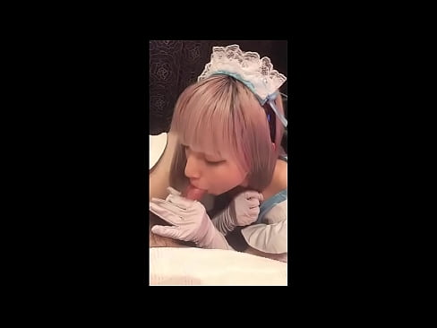 ❤️ Ídol japonès [mayuka], vestit de criada francesa, part 1, mamada i masturbació amb loció ❌ Vídeo de sexe a nosaltres ️❤